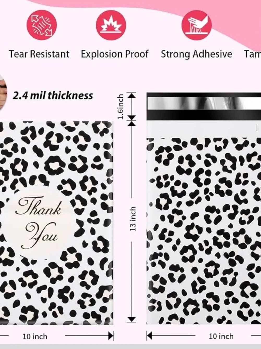 10 Pack 🐈‍⬛ Print Poly Mailers 13x10” 10/$10!!